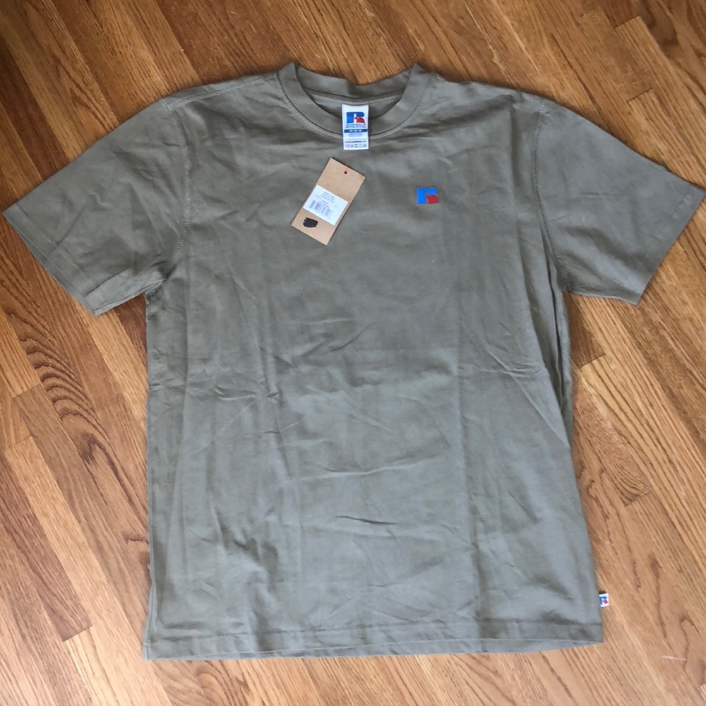 Russell athletic green T-shirt